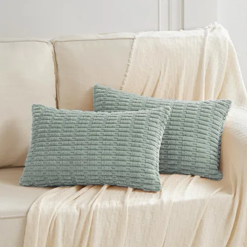 Miniatura 43 de Fancy Homi - Paquete de 2 fundas de almohada decorativas estilo bohemio de 16 x 16 pulgadas para sala de estar, sofá, cama, funda de cojín cuadrada