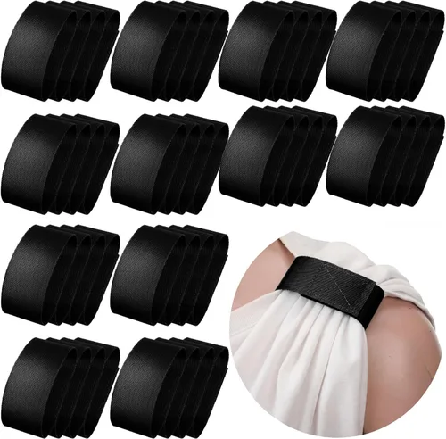 Miniatura 10 de Kajaia Sleeve Holders Sports Sleeve Clips Soccer Softball for Sports T Shirts Baseball Negro
