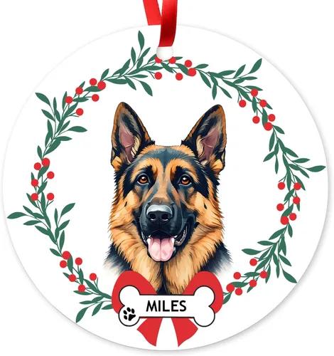 Miniatura 21 de Adorno de Navidad personalizado de Beagle, adorno personalizado con nombre de mascota, regalos para los amantes de los perros Beagle, decoración
