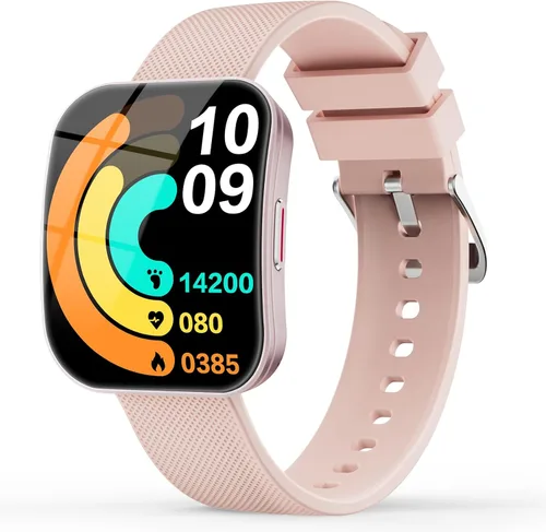 Miniatura 10 de MFVLP Reloj inteligente para mujeres y hombres, responder/hacer llamadas, pantalla HD AMOLED de 1.85 pulgadas, rastreador de actividad física