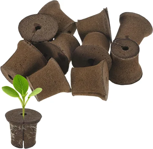 Miniatura 15 de M METERXITY Paquete de 5 esponjas de cultivo, 3.1 x 2.4 x 2.8 pulgadas, esponjas de repuesto para crecimiento de raíces, vainas de semillas