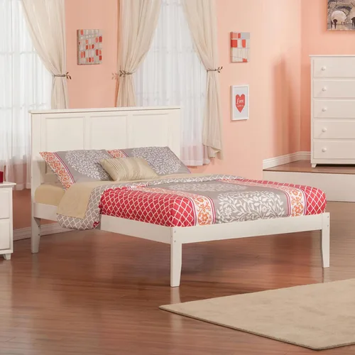 Miniatura 11 de Atlantic Furniture AR8621001 Madison - Cama de plataforma con tabla de pie abierto, tamaño individual, color espresso