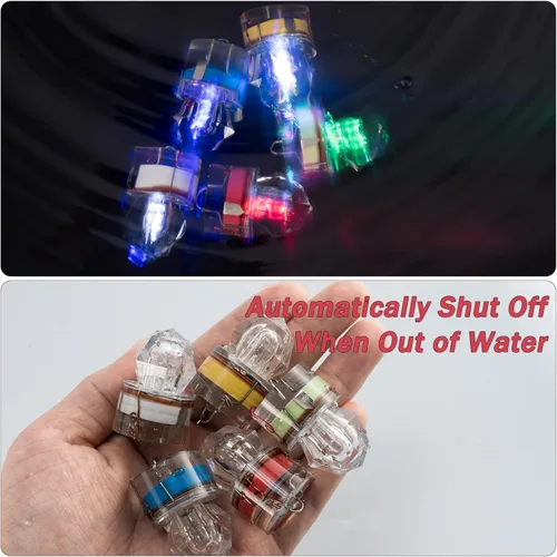 Miniatura 4 de Dr.Fish - Luz de LED señuelo para peces de agua salada y agua dulce. Señuelo de pesca surtido para atraer fletán, róbalo. Para pesca desde la orilla