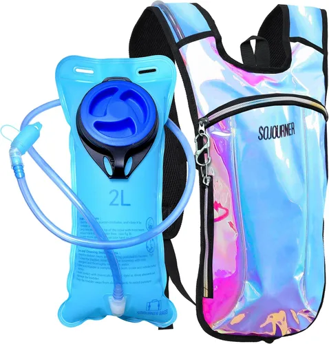 Miniatura 6 de Sojourner Rave Paquete de Hidratación - Mochila de Hidratación - Paquete de Hidratación con Vejiga de 2L - Mochila de Agua para Festivales