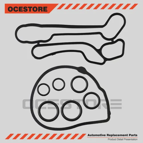 Miniatura 3 de OCESTORE 55354071 Kit de juntas de enfriador de aceite de motor compatible con CR UZE G3 Astra Aveo AVEO5 Kit de reparación de juntas de enfriador