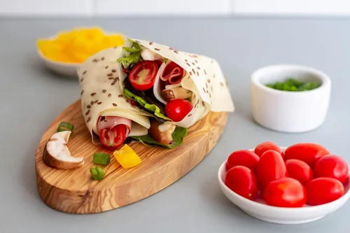 Miniatura 4 de Norigami Envolturas de huevo con proteína de soja, semillas de lino. Altas proteínas, bajas en carbohidratos, vegetarianas. Envolturas finas