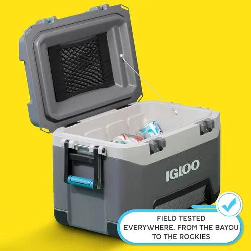 Miniatura 6 de Red para hielera para almacenamiento en seco y organización – Compatible con YETI, RTIC, Ninja, Igloo, Coleman, Lifetime, Pelican Ice Chests – Medio