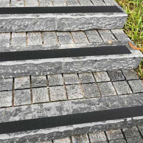 Miniatura 4 de Qilima Cinta antideslizante – Empuñaduras antideslizantes impermeables para escaleras, cinta adhesiva para exteriores para peldaños de peldaños