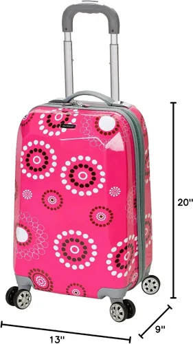 Miniatura 4 de Rockland - Equipaje Vision con carcasa rígida y ruedas, Rosa (pink pearl)), F151-PINKPEARL