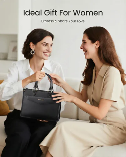 Miniatura 5 de LOVEVOOK Bolsos y carteras para mujer, cartera de moda tipo satchel, bolso cruzado de cuero sintético con asa superior para el hombro para damas