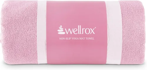 Miniatura 10 de Wellrox Toalla de microfibra para esterilla de yoga con agarre, ultra absorbente, súper suave y de secado rápido, toalla de yoga caliente Lavanda
