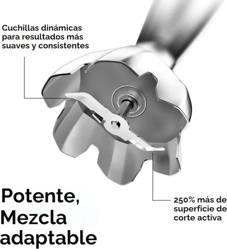 Miniatura 4 de Braun MultiQuick 7 - Batidora de inmersión 3 en 1 con procesador de alimentos - Potente batidora eléctrica de mano - Emulsionador para picar, batir
