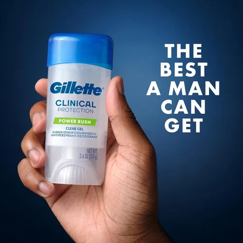 Miniatura 9 de Gillette Antitranspirante clínico y desodorante para hombres, protección contra el sudor y el olor 100HR, frescura de larga duración, tecnología