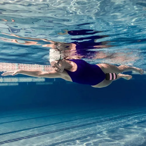 Miniatura 6 de Flotador de natación, flotador de natación suave, flotador de EVA de 5 capas para piernas, ayuda para entrenamiento de piscina, soporte para piernas