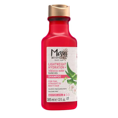 Miniatura 7 de Maui Moisture - Champú de hidratación ligera + agua de hibisco, champú hidratante con aloe vera suaviza el cabello rizado, vegano y sin sulfatos, 13
