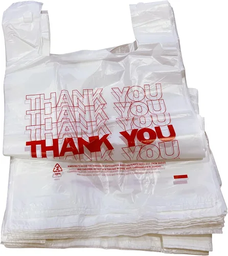 Miniatura 9 de TashiBox Shopping Thank - Bolsas de comestibles reutilizables y desechables que miden 11.5 x 6.25 x 21 pulgadas, 15 mic, 0.6 mil (600 unidades)