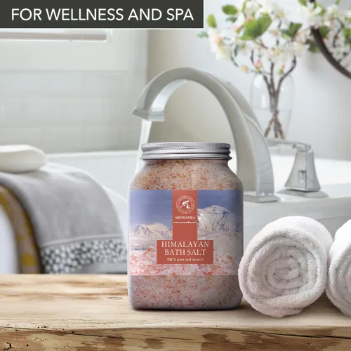Miniatura 8 de Sal de cristal rosa del Himalaya de 46 onzas, 100% pura y natural, sal del Himalaya para un buen sueño, alivio del estrés, limpieza desintoxicante