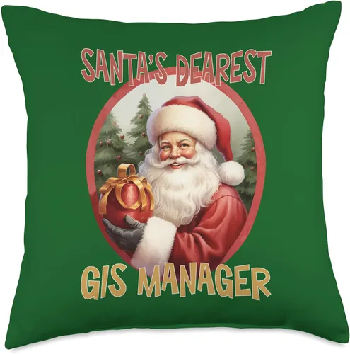 Miniatura 5 de GIS MANAGER Gifts GIS Manager - Almohada de Navidad, 16 x 16 pulgadas, multicolor