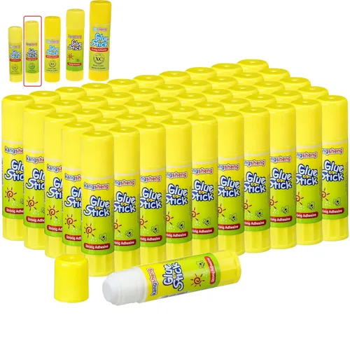 Zubebe - 300 barras de pegamento blanco a granel para aula, 0.32 onzas, pegamento lavable en barra para manualidades, hogar, regreso a clases,