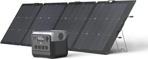 Miniatura 10 de EF ECOFLOW Estación de energía portátil RIVER 2 Pro, batería LiFePO4 de 768 Wh, carga rápida de 70 minutos, 4 salidas de CA de 800 W