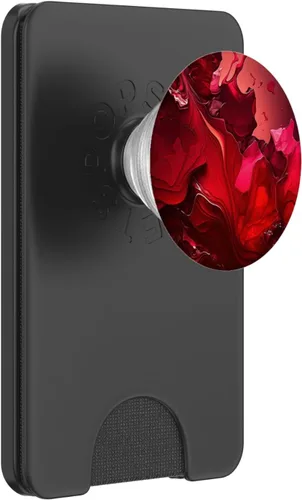 Miniatura 7 de Tinta ROJA Abstracta Ilustración Teléfono Popper Mármolado PopSockets Estándar PopGrip