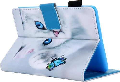 Miniatura 5 de Funda tipo libro para Kindle Paperwhite de 10ª/7ª/6ª/5ª generación, funda protectora ligera con ranuras para tarjetas, encendido automático