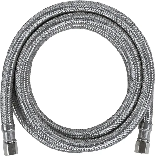 Certified Appliance Accessories Línea de agua para máquina de hielo, 6 pies, núcleo de PVC con acero inoxidable trenzado de alta calidad