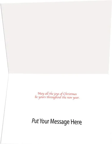 Miniatura 2 de Stonehouse Collection Tarjeta de Navidad con corona náutica personalizada, 24 tarjetas y sobres (personalizable)
