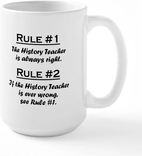 Miniatura 34 de CafePress Taza de café de cerámica para profesor/matemáticas inglesas, taza de té de 15 onzas