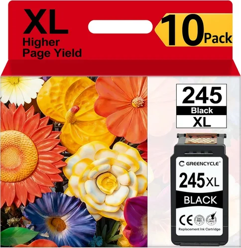 Cartucho de tinta PG245XL de repuesto para Canon PG-245XL 245XL 245 XL Pixma MX490 MX492 MG2522 MG3022 MG2520 MG2525 MG2550 TS3100 MG3029 TS3122