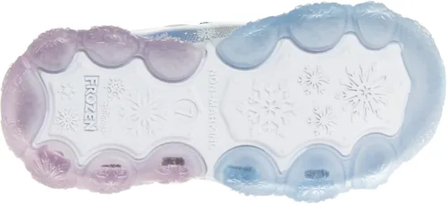 Miniatura 3 de Disney Zapatillas de deporte Frozen para niñas sin cordones con luz para correr bebéniña pequeña Púrpura tornasol