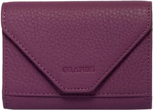 Miniatura 80 de grande Estuches para tarjetas 3639, Naranja, Tarjetero de cuero con cierre magnético, cartera pequeña de acordeón para mujer