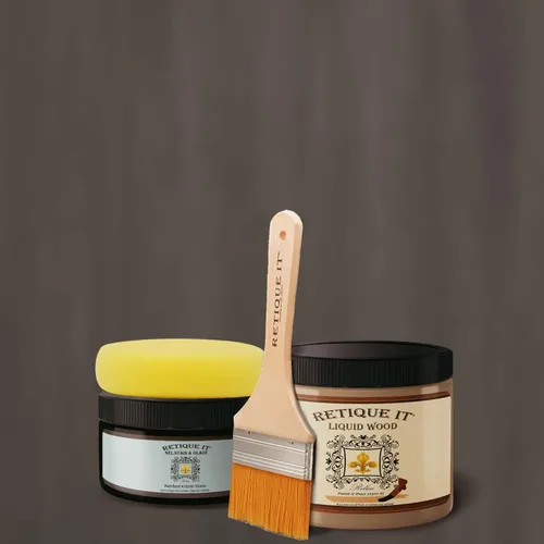 Miniatura 92 de Retique It Kit multiusos con acabado de madera - GO Beyond de madera falsa con imprimación a base de madera líquida pintable y tinte de gel - 60