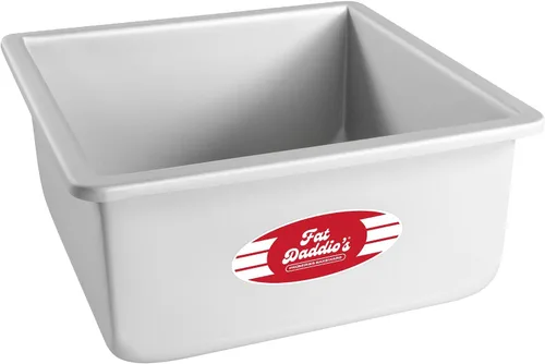 Miniatura 16 de Fat Daddio's PSQ-442 - Molde cuadrado de aluminio anodizado para tartas, 4 x 2 pulgadas