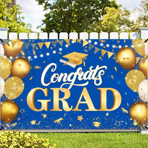 Miniatura 12 de KatchOn, Cartel de fotos de graduación de felicitaciones – Xtralarge, 72 x 44 pulgadas Cartel de fotos personalizado de graduación Fondo