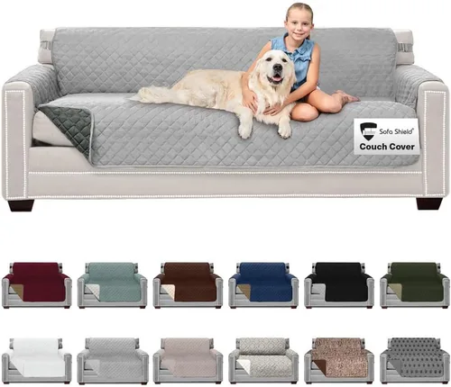 Miniatura 93 de Sofa Shield - Funda para sillón reclinable con correa patentada, protector de cojín, funda reversible diseñada en EE. UU. resistente a manchas