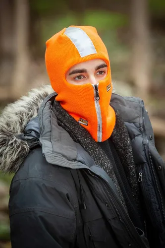 Miniatura 17 de Pasamontañas reflectante de seguridad con gorro de cremallera ajustable