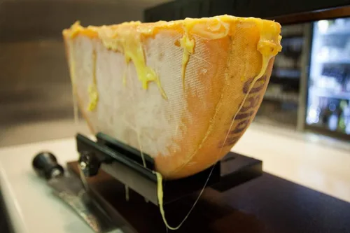 Miniatura 4 de Li Bai Raclette - Máquina eléctrica comercial para media rueda de queso Nacho, ángulo ajustable, acero inoxidable, 650 W, calentamiento rápido