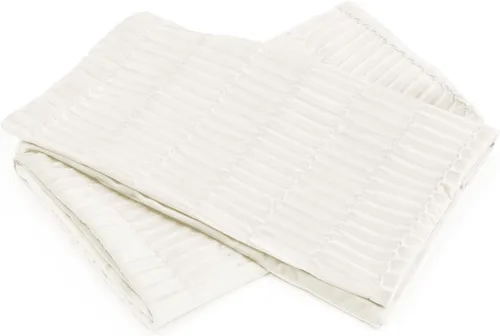 Miniatura 7 de Juego de 2 fundas de almohada decorativas de terciopelo a rayas plisadas de 14 x 26 pulgadas, funda de cojín rectangular suave y elegante para sofá