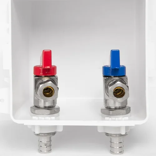 Miniatura 3 de EFIELD Pex Caja de salida de grifo premontada, entrada Pex de púas de 1/2 pulgada con válvula de bola de 1/4 vuelta instalada para suministro
