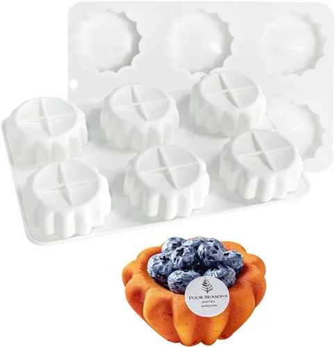 Miniatura 11 de Moldes de silicona para chocolate para hornear, diseño de bayas occa de 6 cavidades, antiadherentes y flexibles, perfectos para chocolate, dulces