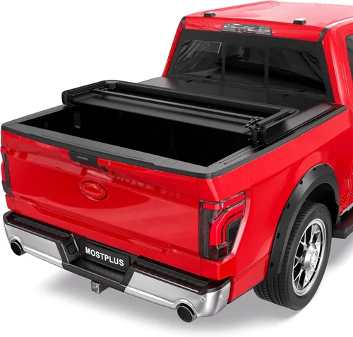 Miniatura 13 de MOSTPLUS - Cubierta de vinilo suave enrollable para caja corta para camioneta Ford F-150 2009-2020 en la parte superior (caja de 5.5 pies)