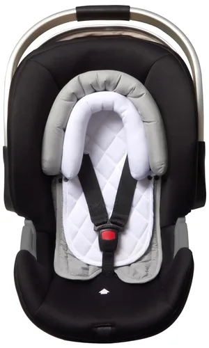 Miniatura 11 de Pro Goleem Soporte para la cabeza del asiento de coche para bebé, suave inserto para asiento de coche infantil, soporte para la cabeza del asiento