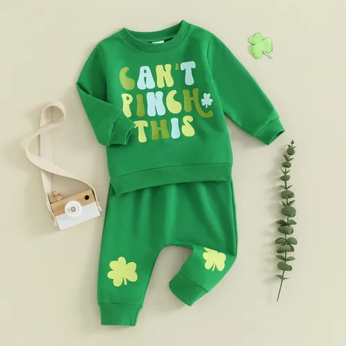 Miniatura 244 de Adobabirl Conjunto de sudadera y pantalones de Halloween para bebé, sudadera y pantalones con parche de calabaza para Halloween, otoño, ropa de bebé