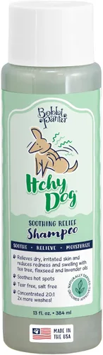 Miniatura 14 de Bobbi Panter Champú para perros para aliviar la picazón de árbol de té, lavanda y linaza, fórmula natural calmante para piel irritada e irritada