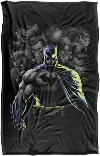 Miniatura 2 de Batman Villains Unleashed Silky Touch - Manta súper suave de 36 x 58 pulgadas, Villains Unleashed