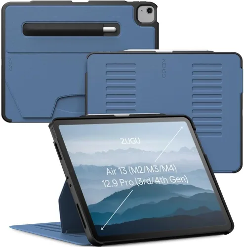 Miniatura 10 de Zugu Case Funda protectora delgada para iPad Air de 13 pulgadas M4 2026, M3 2025, M2 y 12.9 pulgadas (3ª/4ª generación), funda protectora delgada