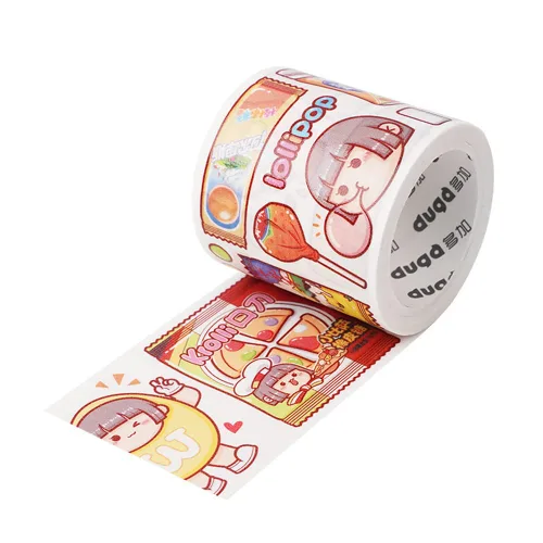 Miniatura 29 de Alideco - Cintas adhesivas decorativas pequeñas de mochi washi, ideales para suministros de diario, manualidades, álbum de recortes, bricolaje