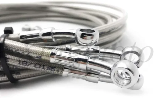 Miniatura 6 de NBX- Kit completo de cables para manillar de acero inoxidable de 35,5 a 16.0 in para Harley 14-17 Touring