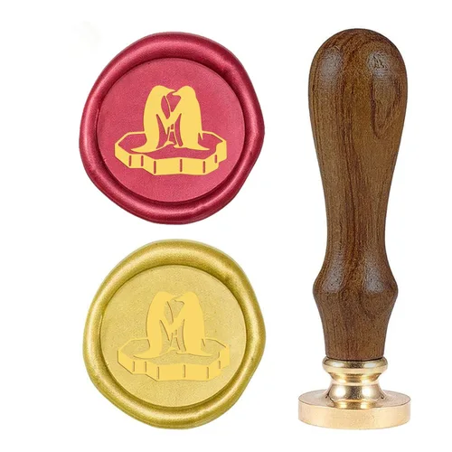Miniatura 9 de CRASPIRE Sello de cera de caballo de 0.98 pulgadas (0.984 in), diseño de vaquero occidental, vintage, retro, cabeza de latón, mango de madera